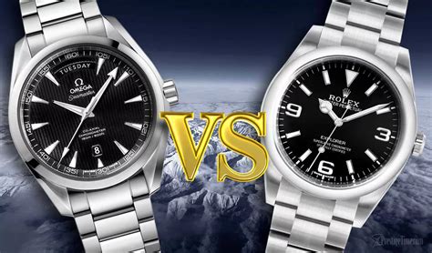 rolex vs omega aqua terra.